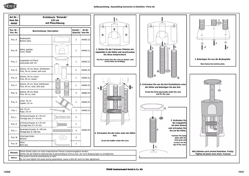 Imagen de la primera página del manual del dispositivo Rolanda