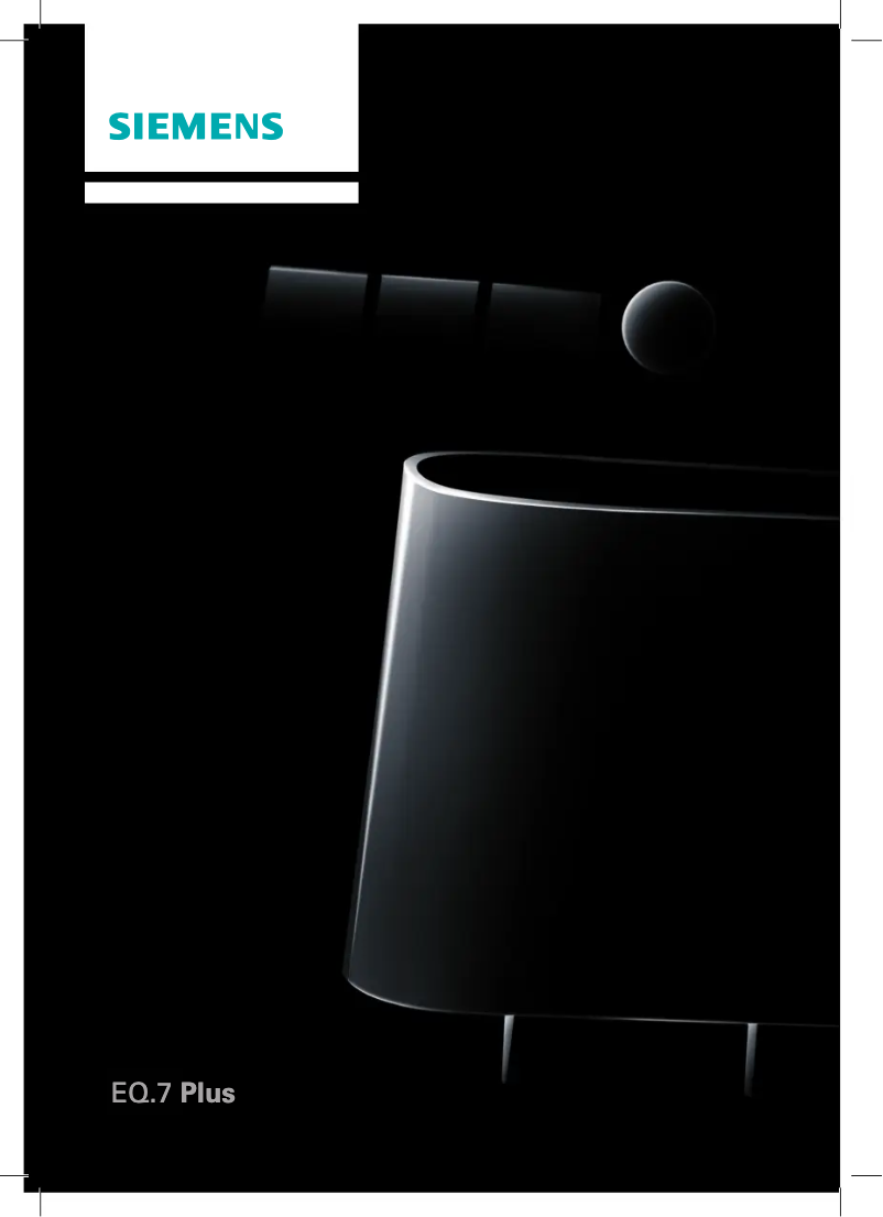 Image de la première page du manuel de l'appareil EQ.7 TE706501DE