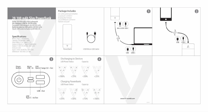 Image de la première page du manuel de l'appareil PBLC20-4N