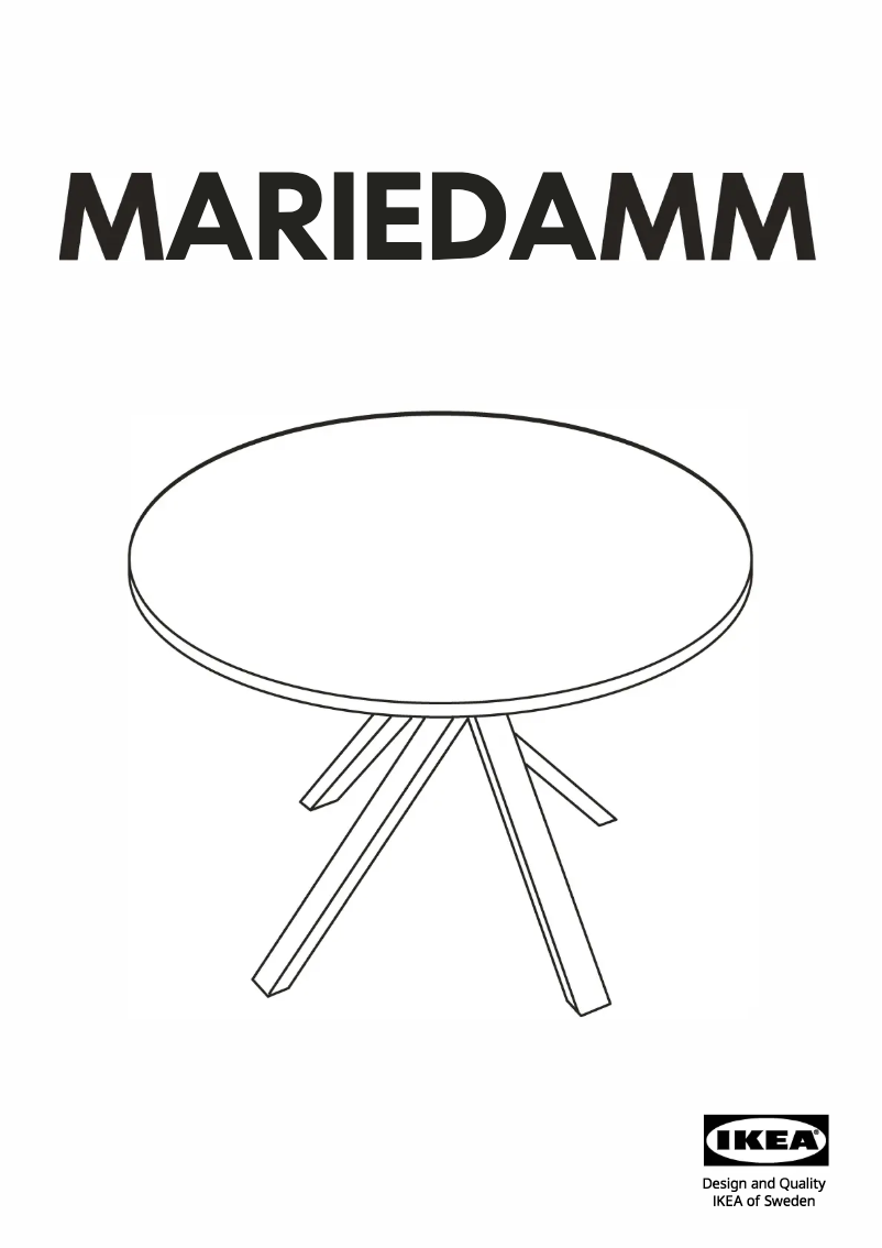 Image de la première page du manuel de l'appareil MARIEDAMM 704.926.45