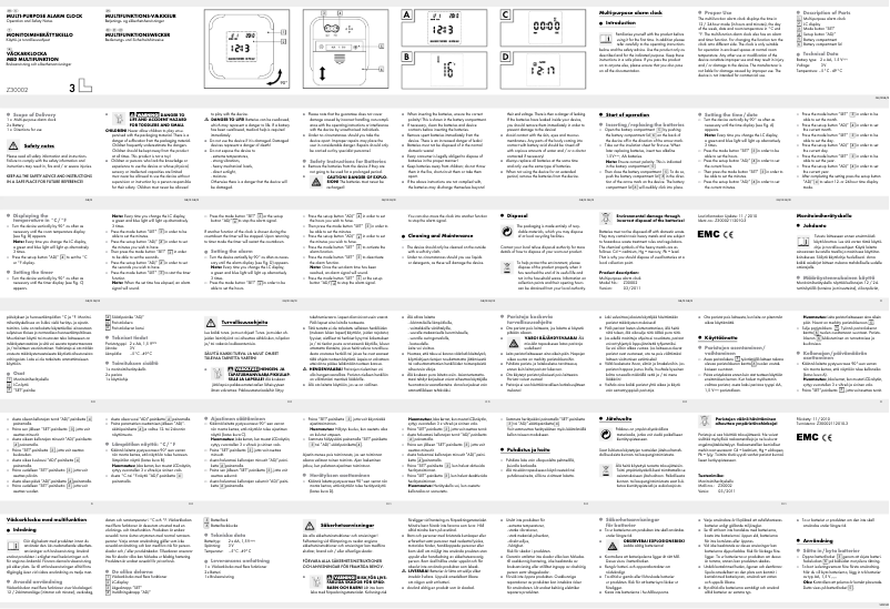 Página 1 del manual Manual de usuario Auriol Z30002