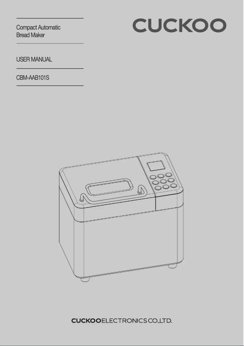 Page 1 de la notice Manuel utilisateur Cuckoo CBM-AAB101S