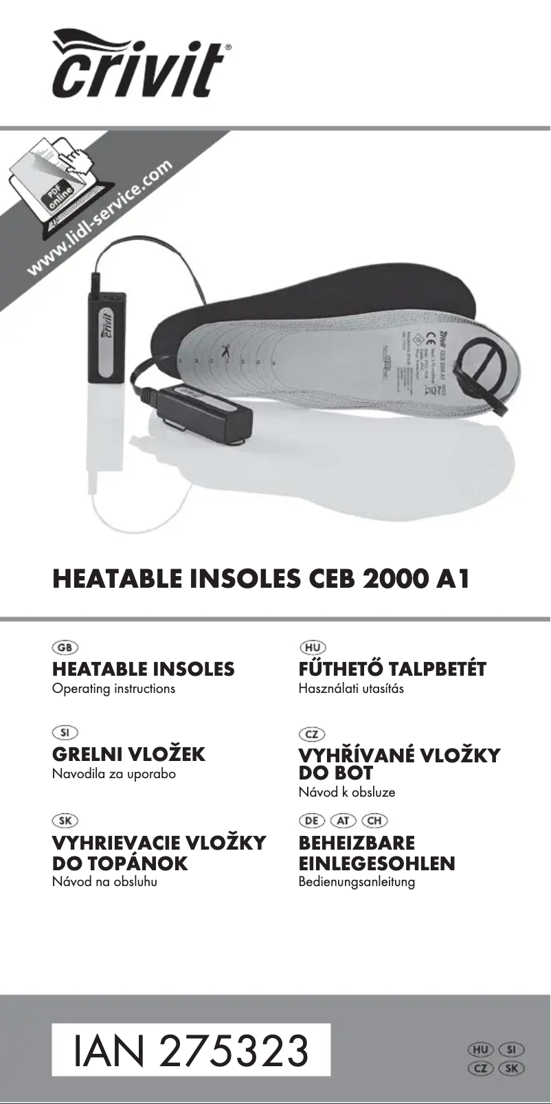 Image de la première page du manuel de l'appareil IAN 275323