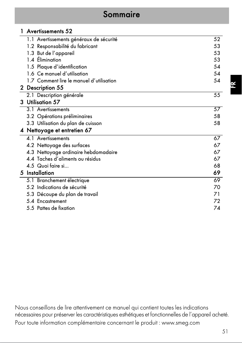 Image de la première page du manuel de l'appareil SI5741D