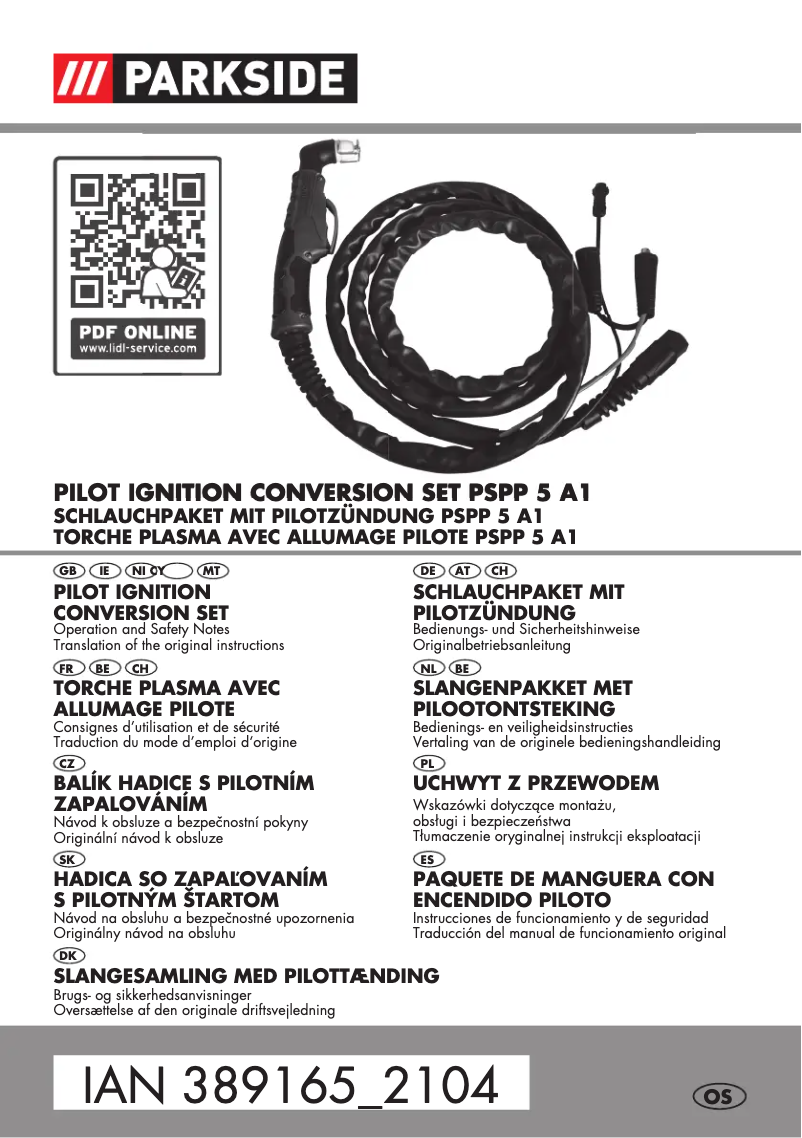 Página 1 del manual Manual de usuario Parkside PSPP 5 A1
