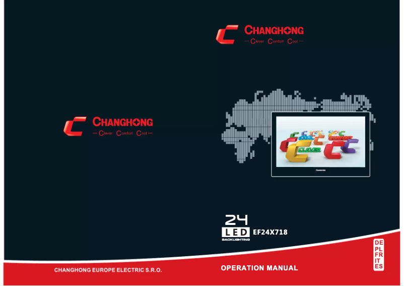Página 1 del manual Manual de usuario Changhong EF24X718