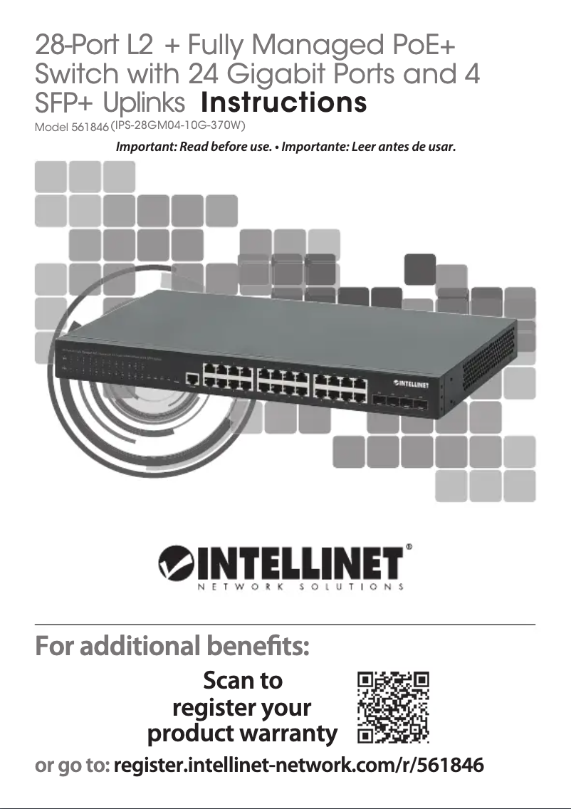 Page n°1 - Manuel utilisateur Intellinet 561846