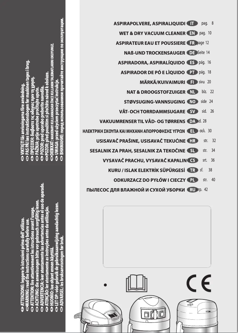 Page 1 de la notice Manuel utilisateur Lavorwash Venti XE