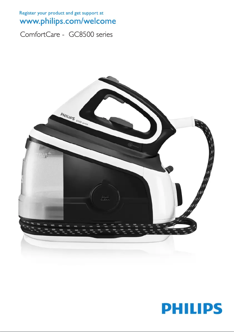 Page 1 de la notice Manuel utilisateur Philips 8500 series GC8520