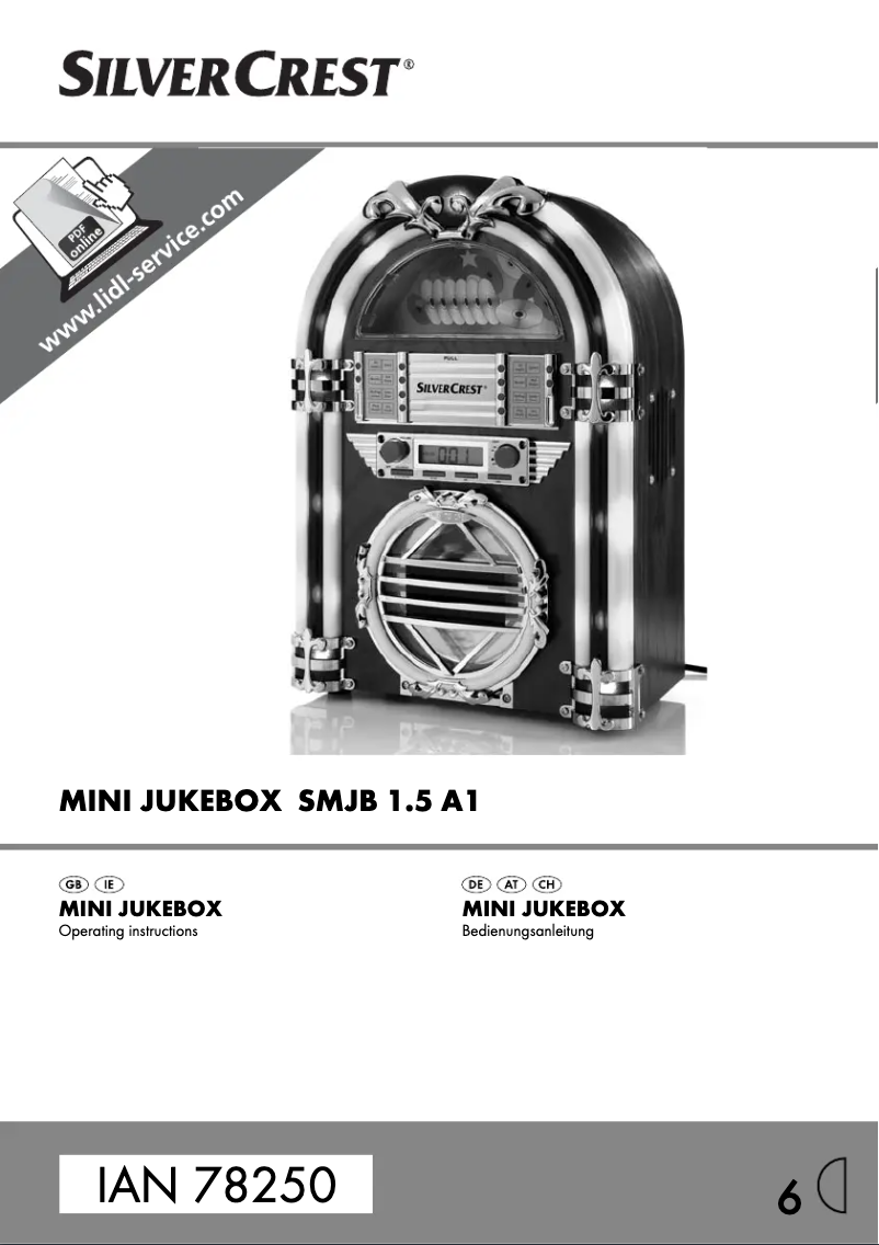Image de la première page du manuel de l'appareil SMJB 1.5 A1