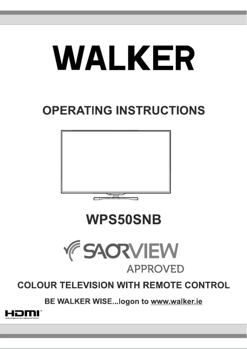 Image de la première page du manuel de l'appareil WPS50SNB