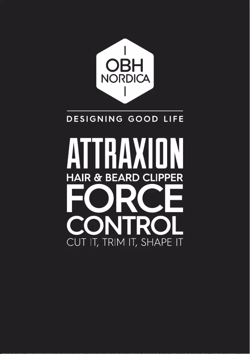 Imagen de la primera página del manual del dispositivo Attraxion Force Control 5591