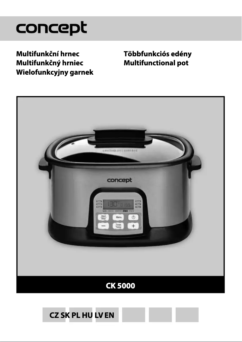 Image de la première page du manuel de l'appareil CK5000