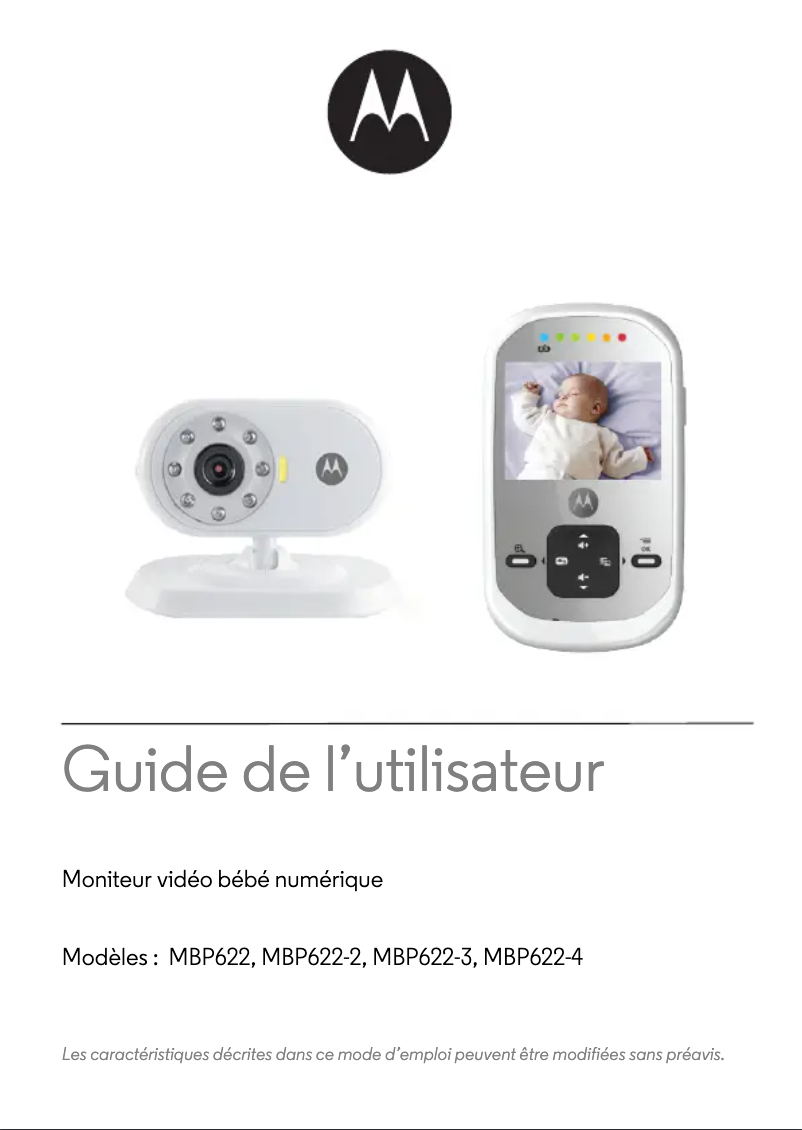 Image de la première page du manuel de l'appareil MBP622-2