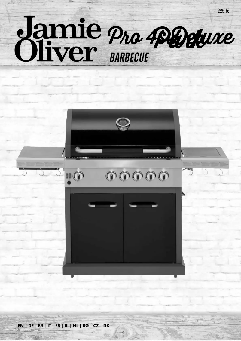 Page 1 de la notice Manuel utilisateur Jamie Oliver PRO 4 Deluxe