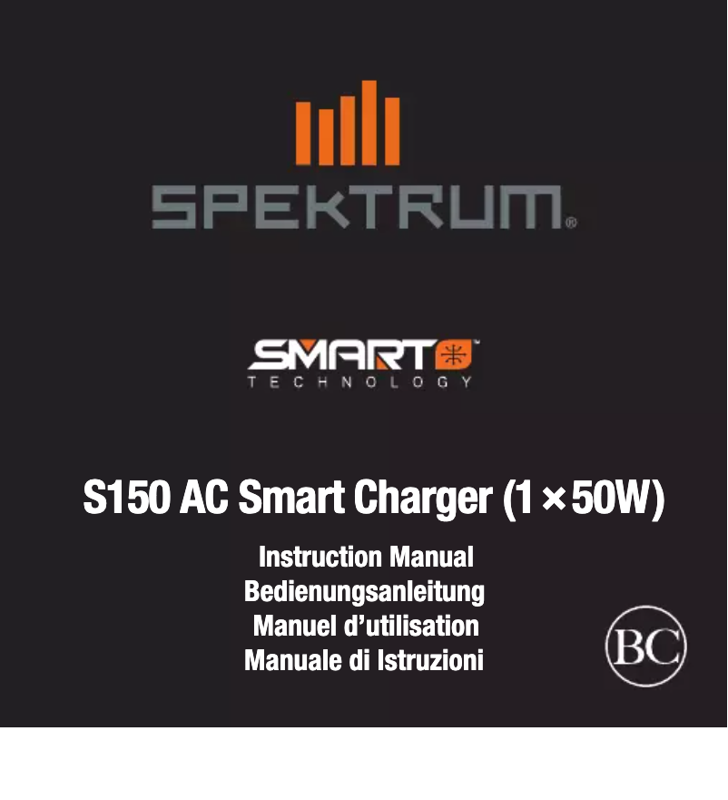 Page n°1 - Manuel utilisateur Spektrum S150