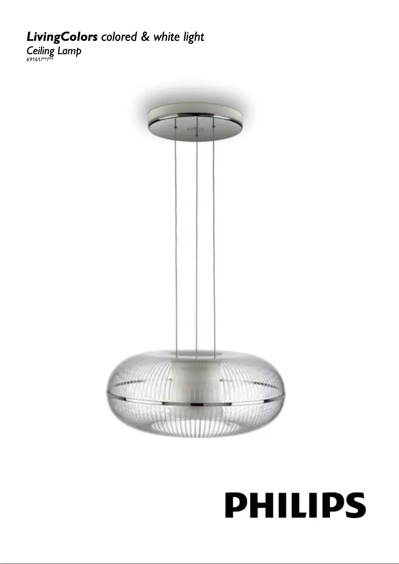 Image de la première page du manuel de l'appareil LivingAmbiance 6916160PH