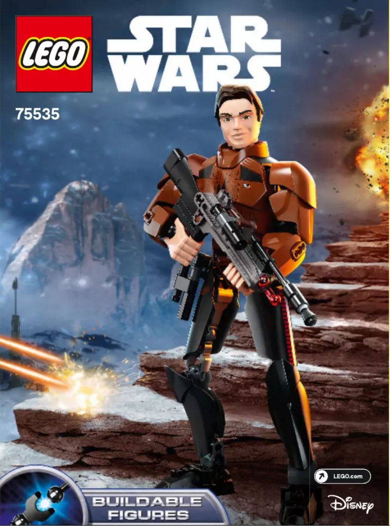 Image de la première page du manuel de l'appareil Star Wars 75535