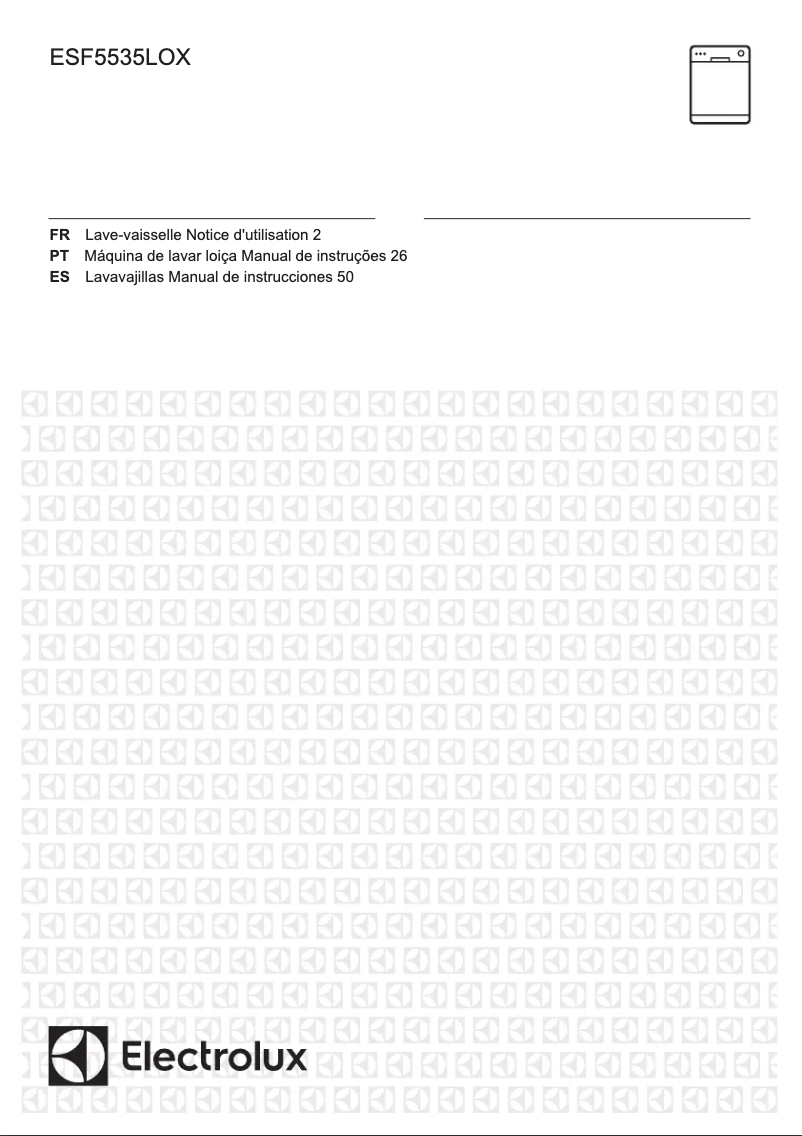 Page 1 de la notice Manuel utilisateur Electrolux ESF5535LOX