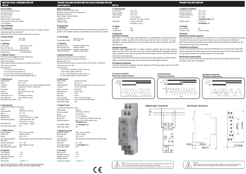 Page 1 de la notice Manuel utilisateur ENTES MKC-20