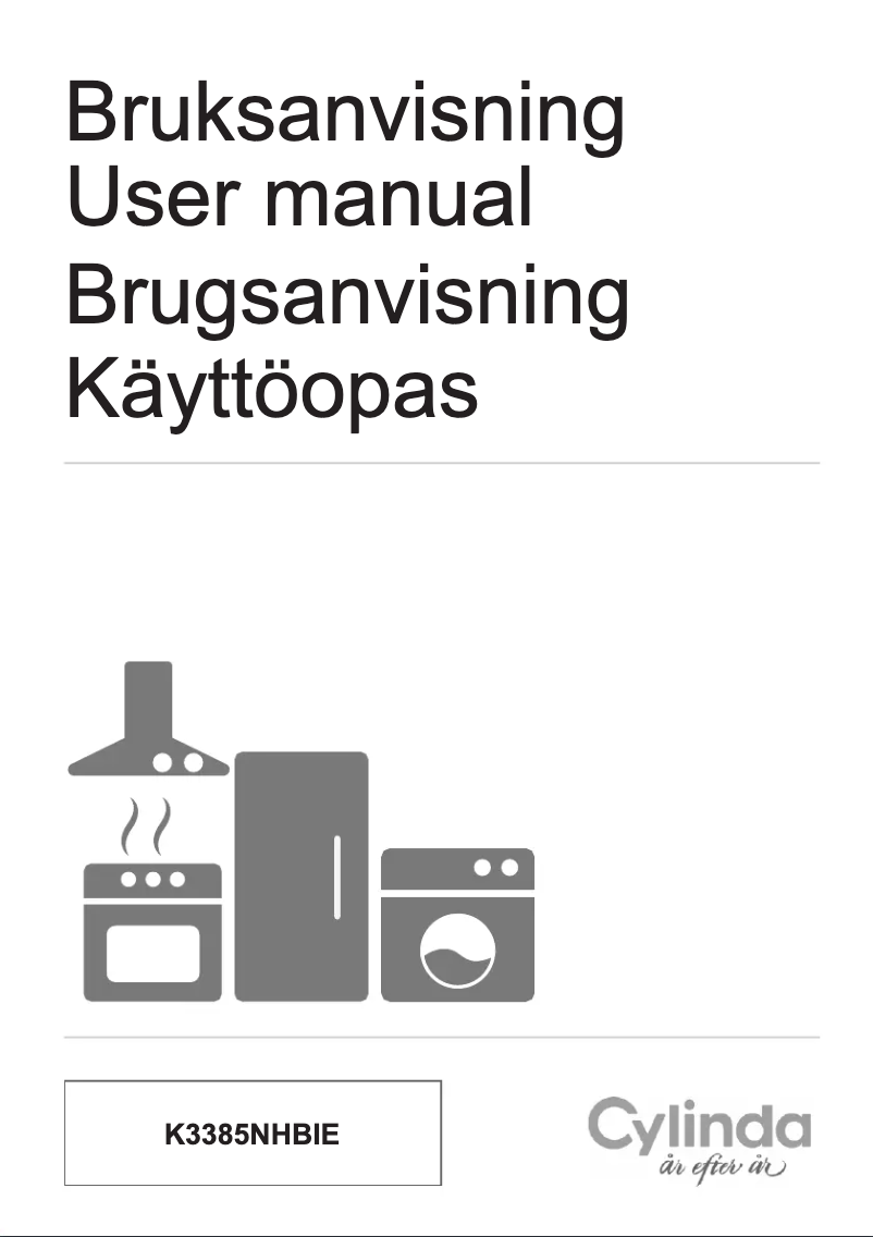 Image de la première page du manuel de l'appareil K3385NHBIE