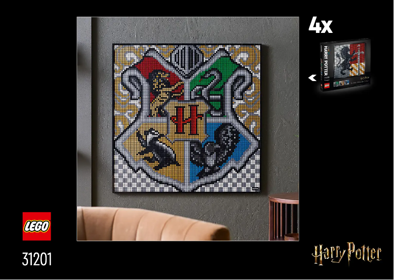 Page 1 de la notice Manuel utilisateur Lego Art 31201