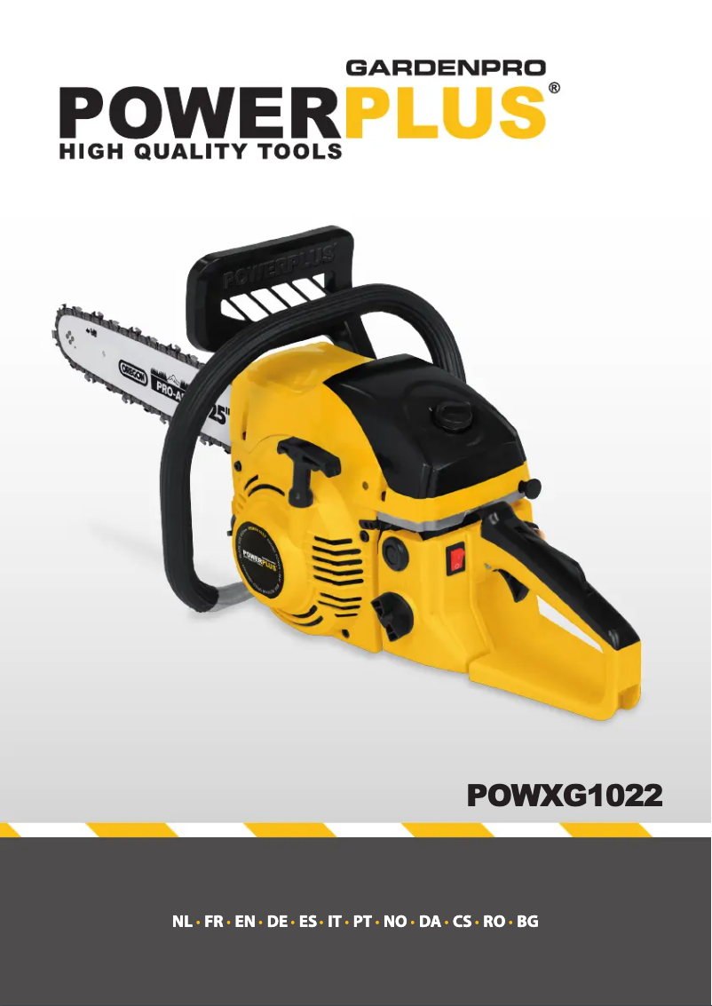 Page 1 de la notice Manuel utilisateur PowerPlus POWXG1022