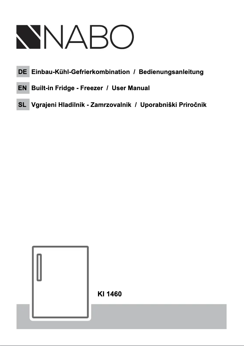 Page n°1 - Manuel utilisateur Nabo KI 1460