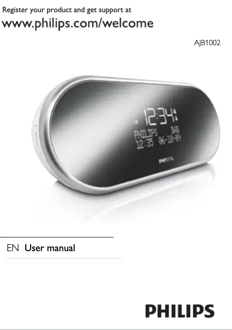 Image de la première page du manuel de l'appareil AJB1002