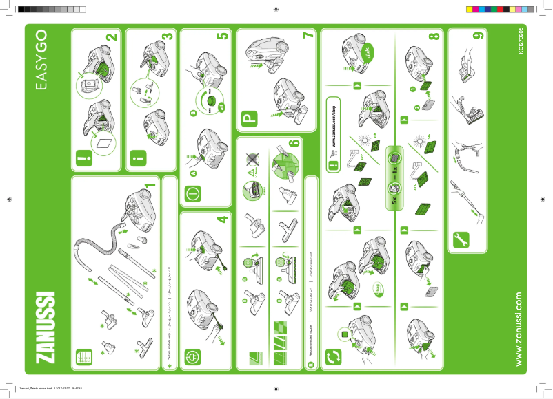 Page n°1 - Manuel utilisateur Zanussi ZAN4100IW