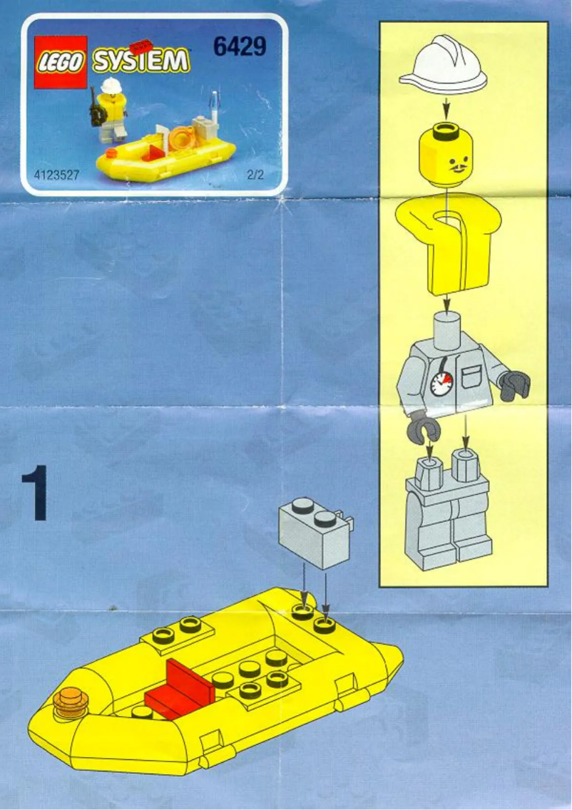 Página 1 del manual Manual de usuario Lego Fire-fighting boat