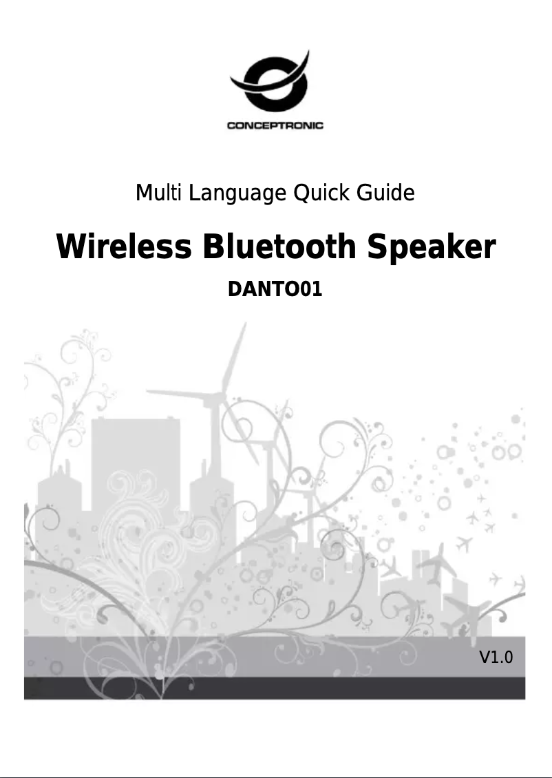 Page n°1 - Manuel utilisateur Conceptronic DANTO01GL