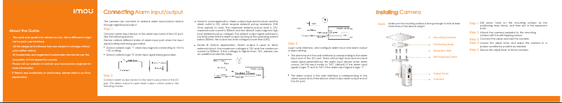Page 1 de la notice Manuel utilisateur Imou Cube PoE 4MP