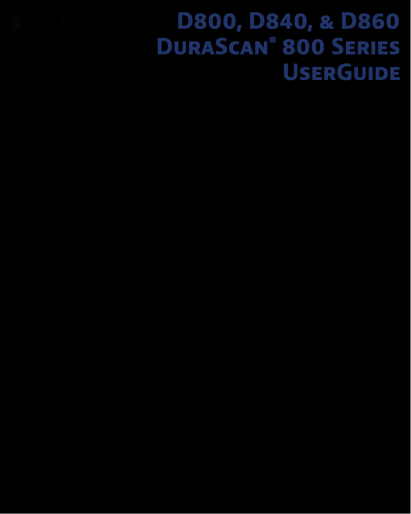 Image de la première page du manuel de l'appareil D820