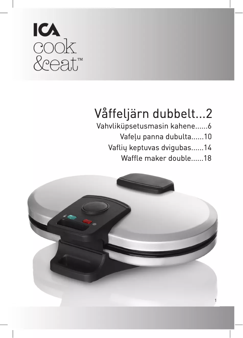 Page 1 de la notice Manuel utilisateur ICA NW-12E6