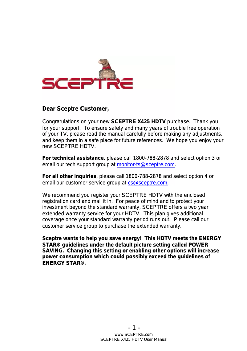 Image de la première page du manuel de l'appareil X425BV-FHD