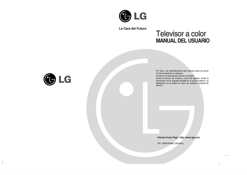 Page 1 de la notice Manuel utilisateur LG RP-34FC35P