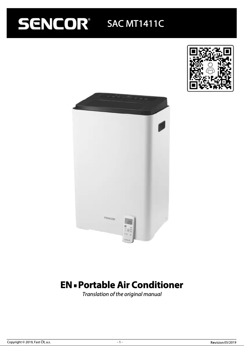 Page n°1 - Manuel utilisateur Sencor MT1411C