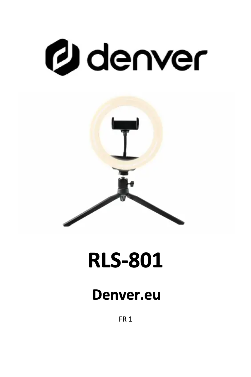 Page 1 de la notice Manuel utilisateur Denver RLS-801