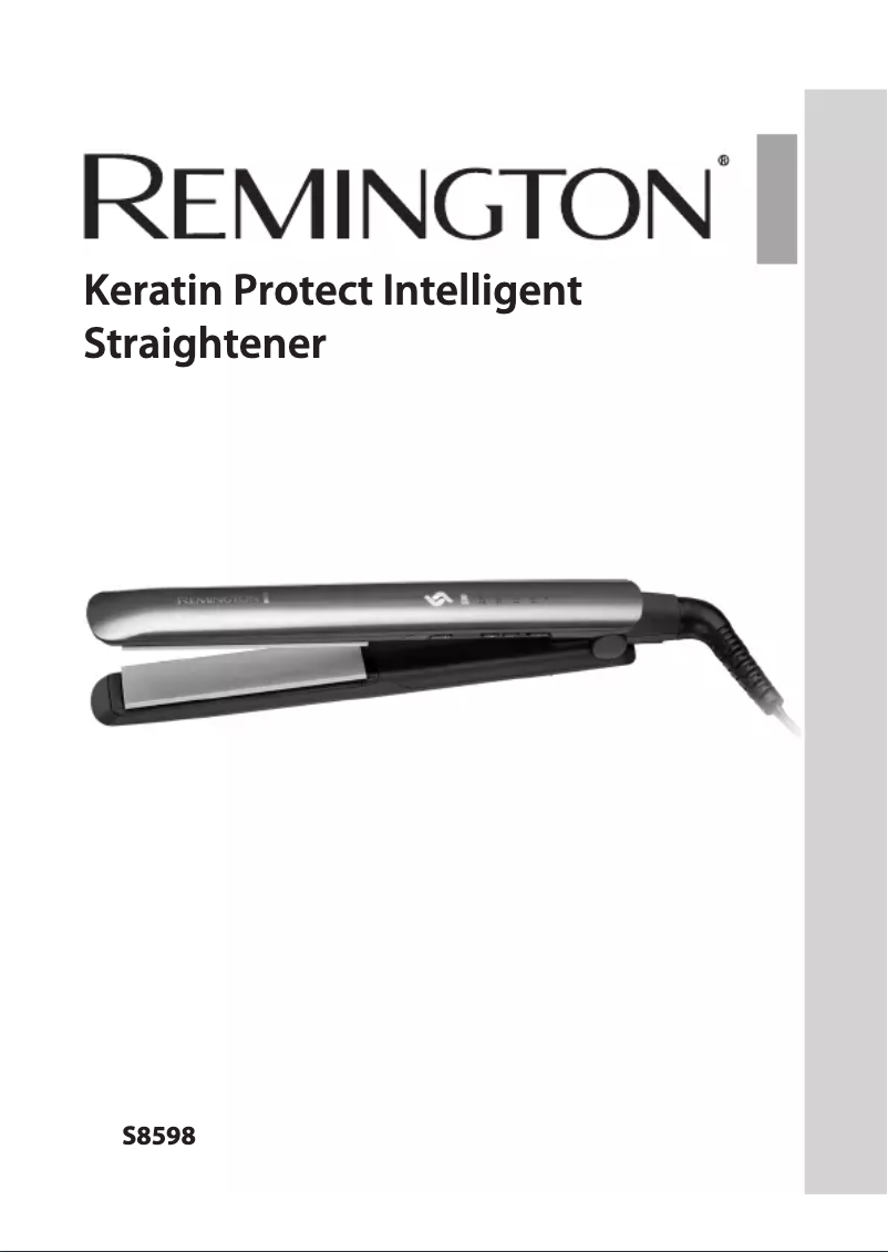 Page 1 de la notice Manuel utilisateur Remington Keratin Protect S8598