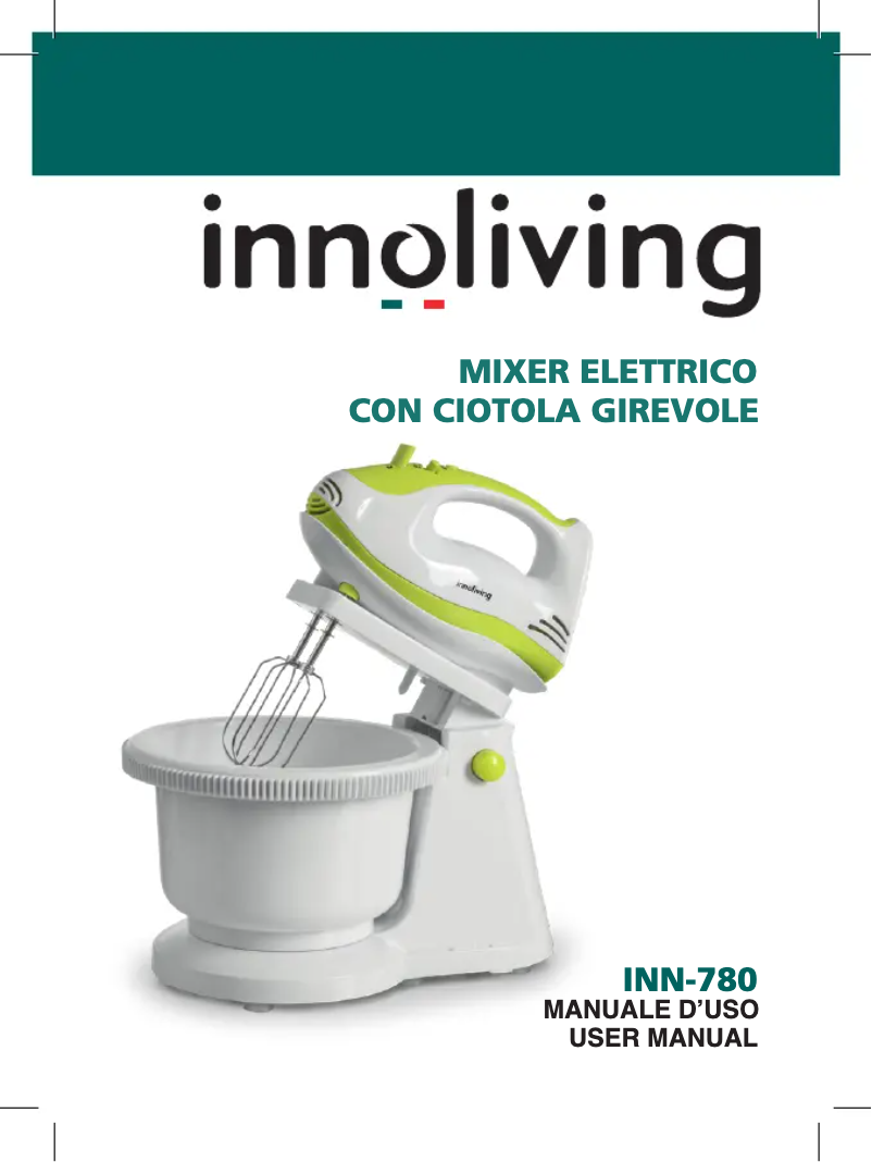 Page 1 de la notice Manuel utilisateur Innoliving INN-780