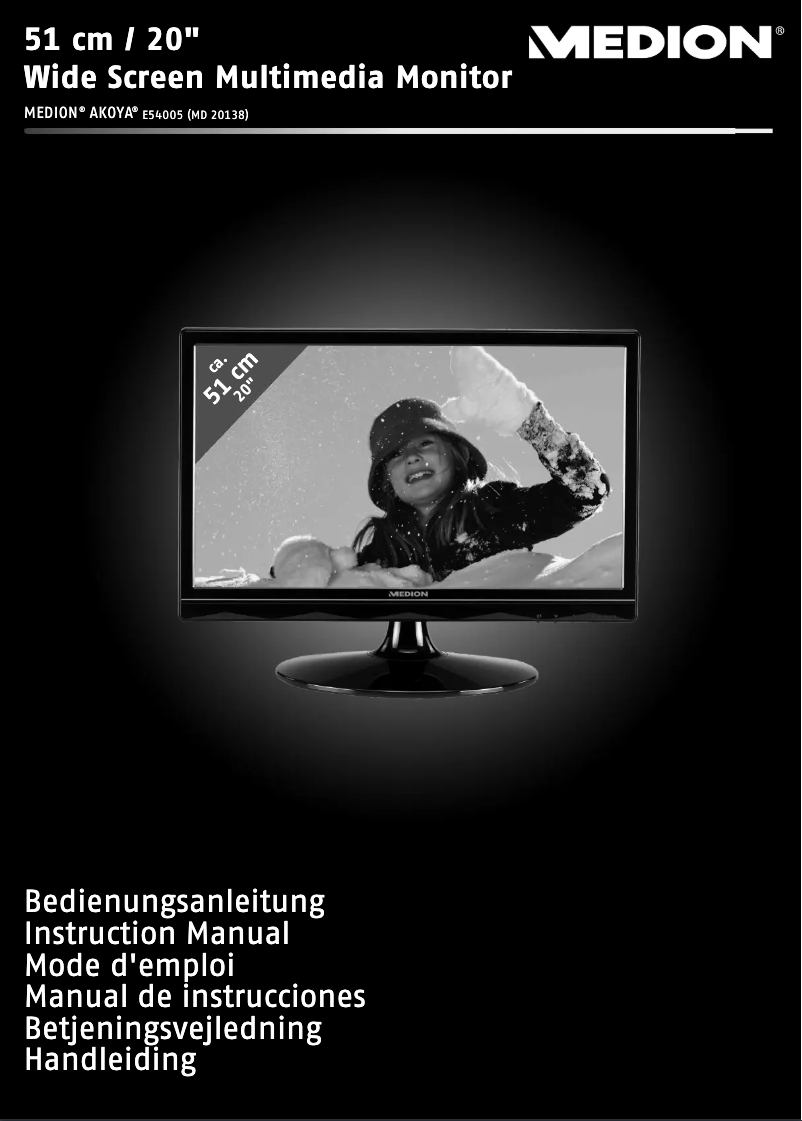 Page n°1 - Manuel utilisateur Medion Akoya E51005 MD20138