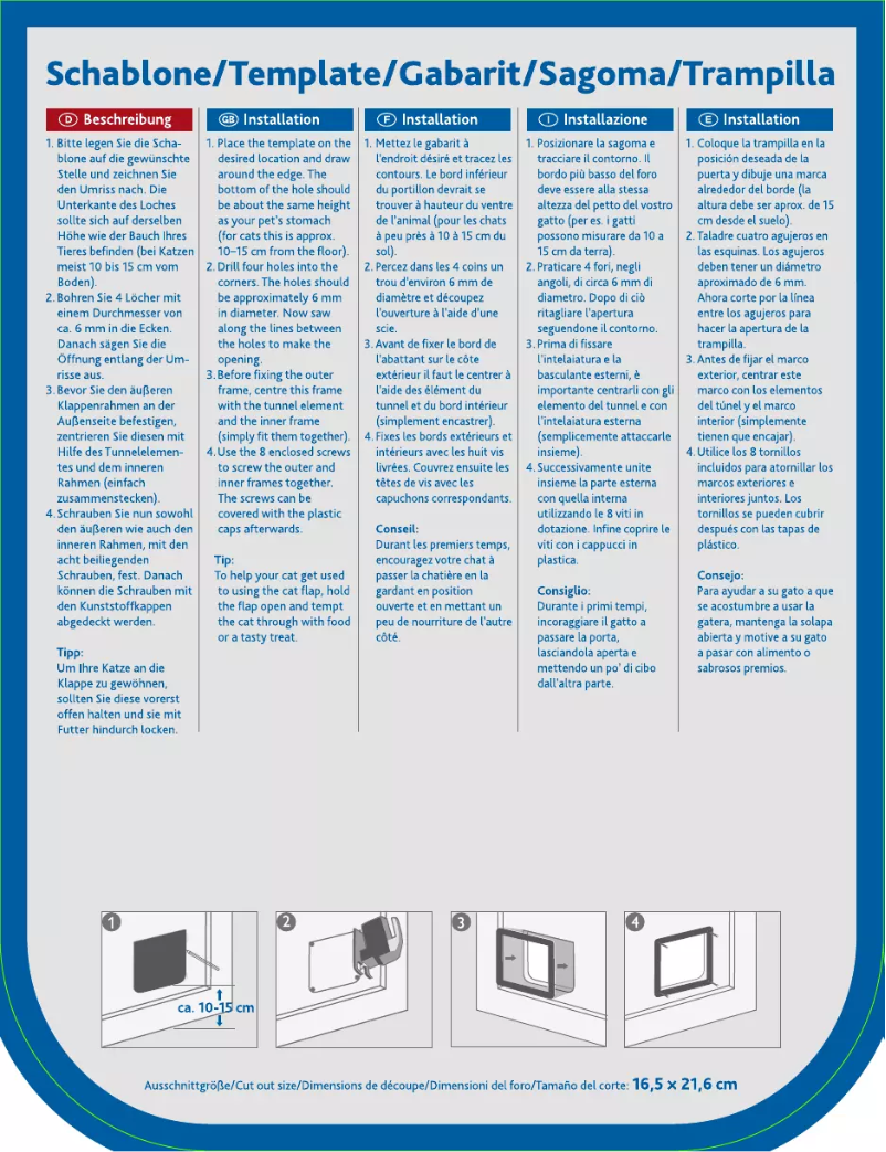 Page 1 de la notice Manuel utilisateur Trixie 3869