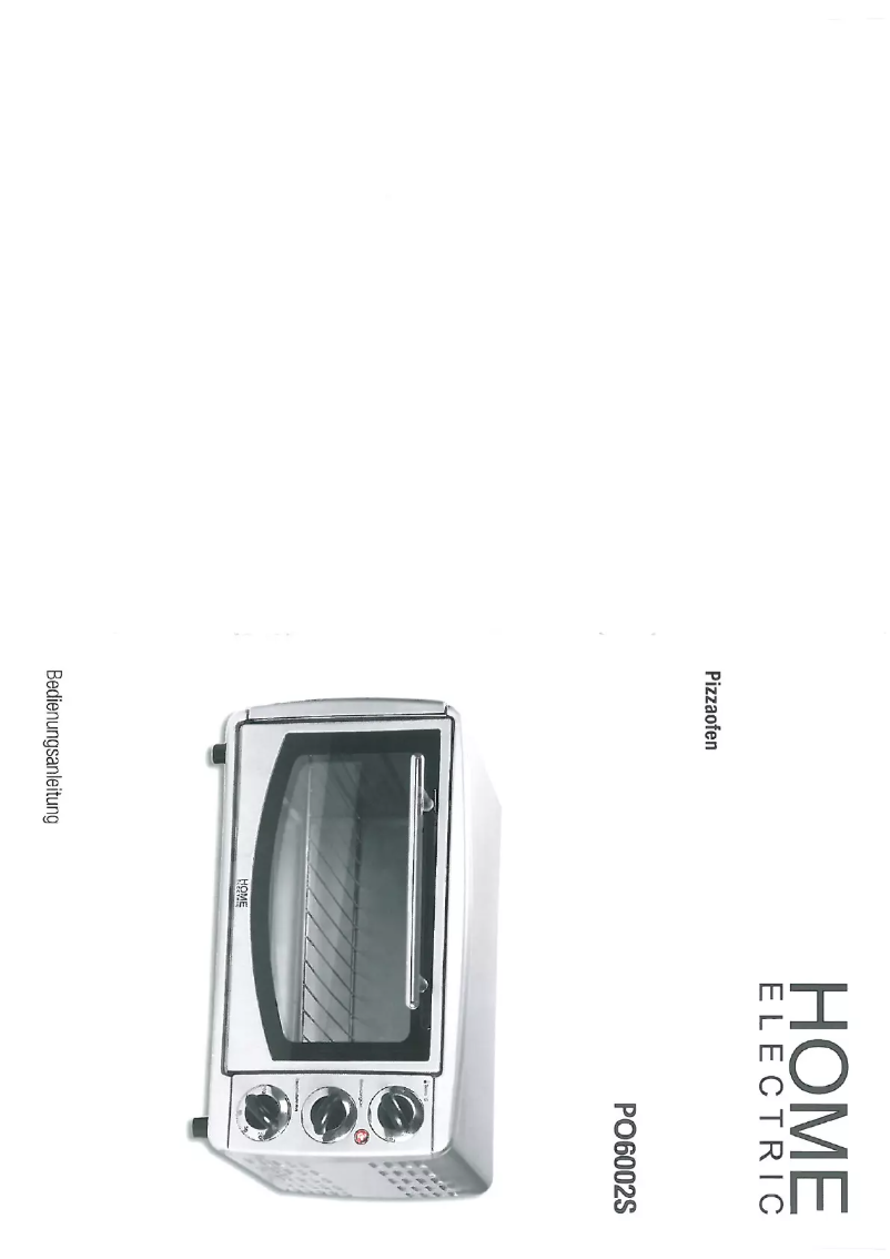 Image de la première page du manuel de l'appareil PO6002S