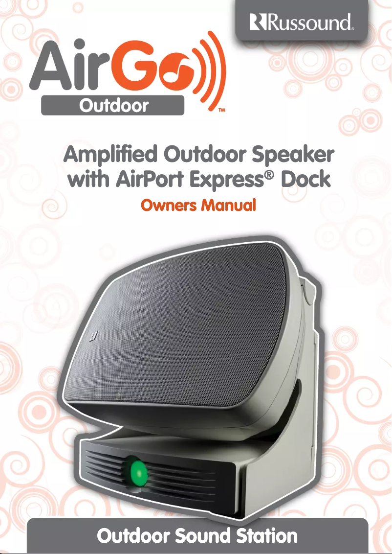 Page 1 de la notice Manuel utilisateur Russound AirGo