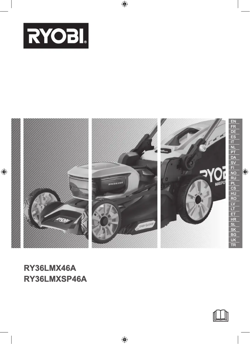 Page n°1 - Manuel utilisateur RYOBI Max Power RY36LMX46A