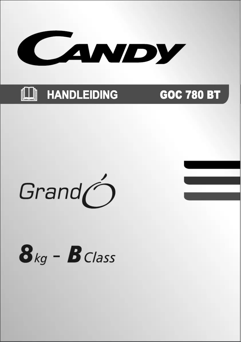 Page 1 de la notice Manuel utilisateur Candy GOC 780BT