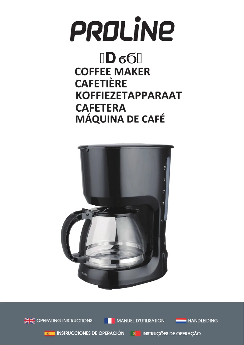 Page 1 of the manual User Manual Proline CM10B