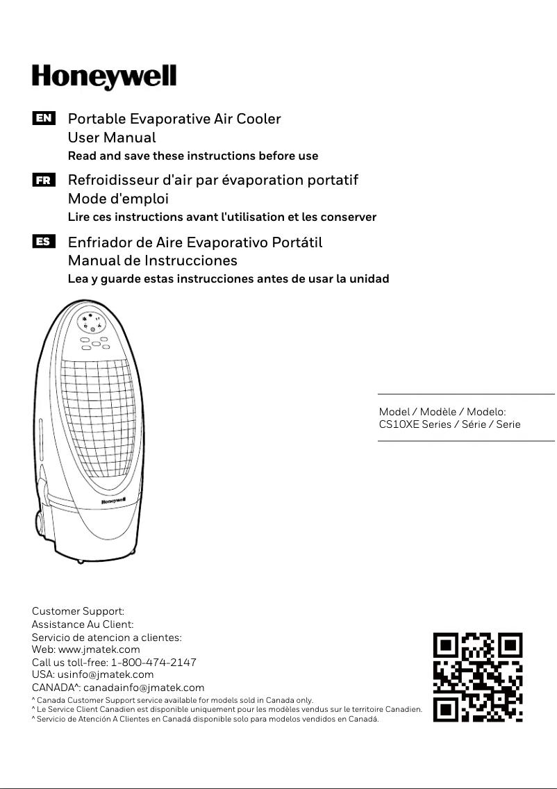 Image de la première page du manuel de l'appareil CS10XE