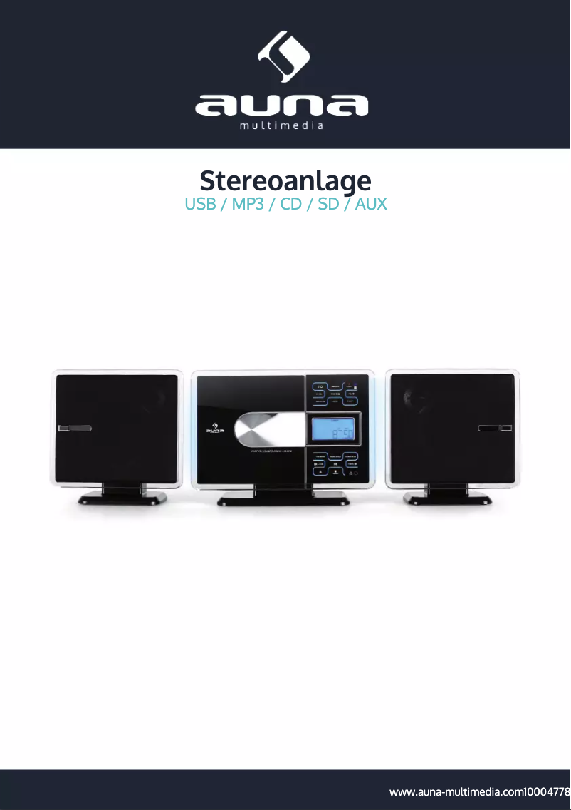 Image de la première page du manuel de l'appareil 10004798